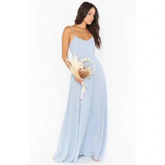 faith maxi dress mumu Show Me Your Mumu SMYM Faith Maxi Dress White Ivory Luxe Satin Size XXL Bridal